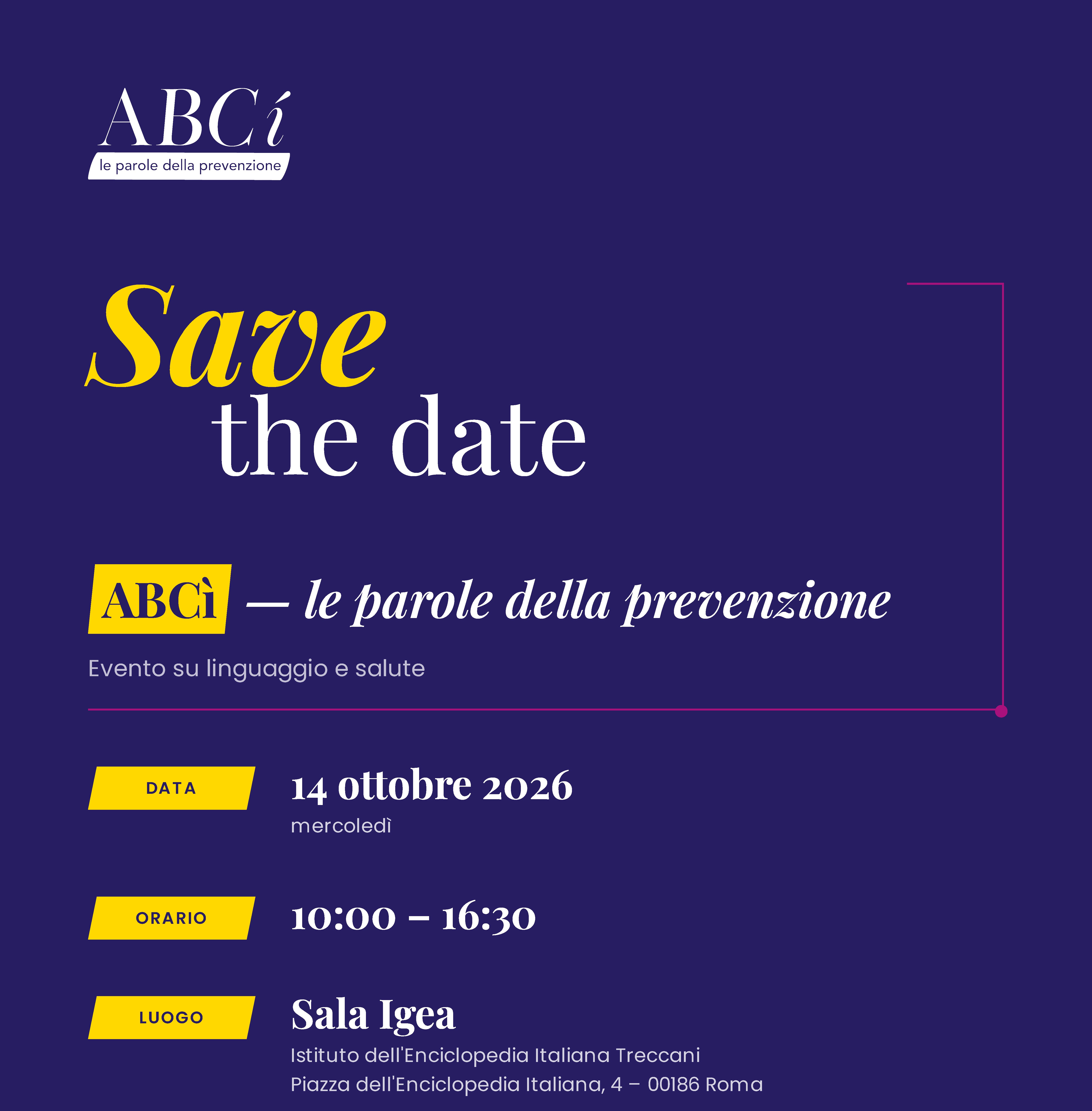 ABCì - Le parole della prevenzione